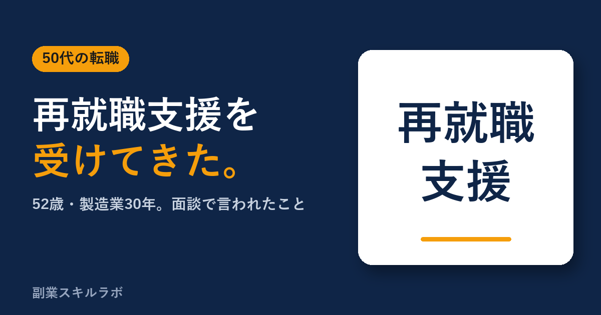 再就職支援サービスの面談