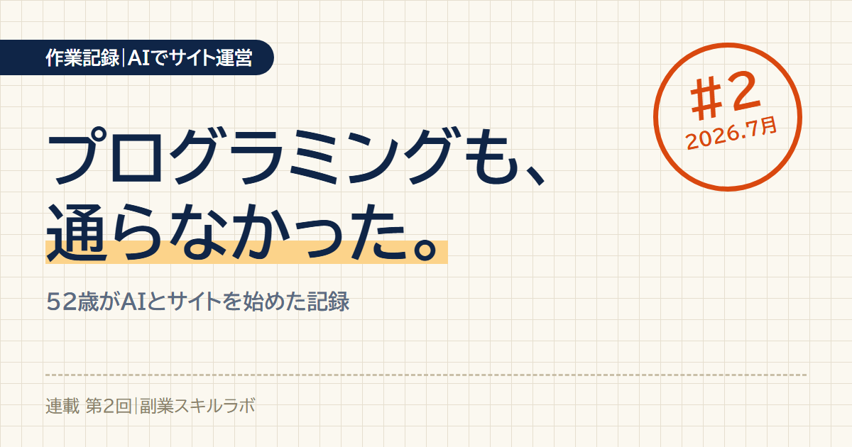 AIでサイト運営 第2回 アイキャッチ
